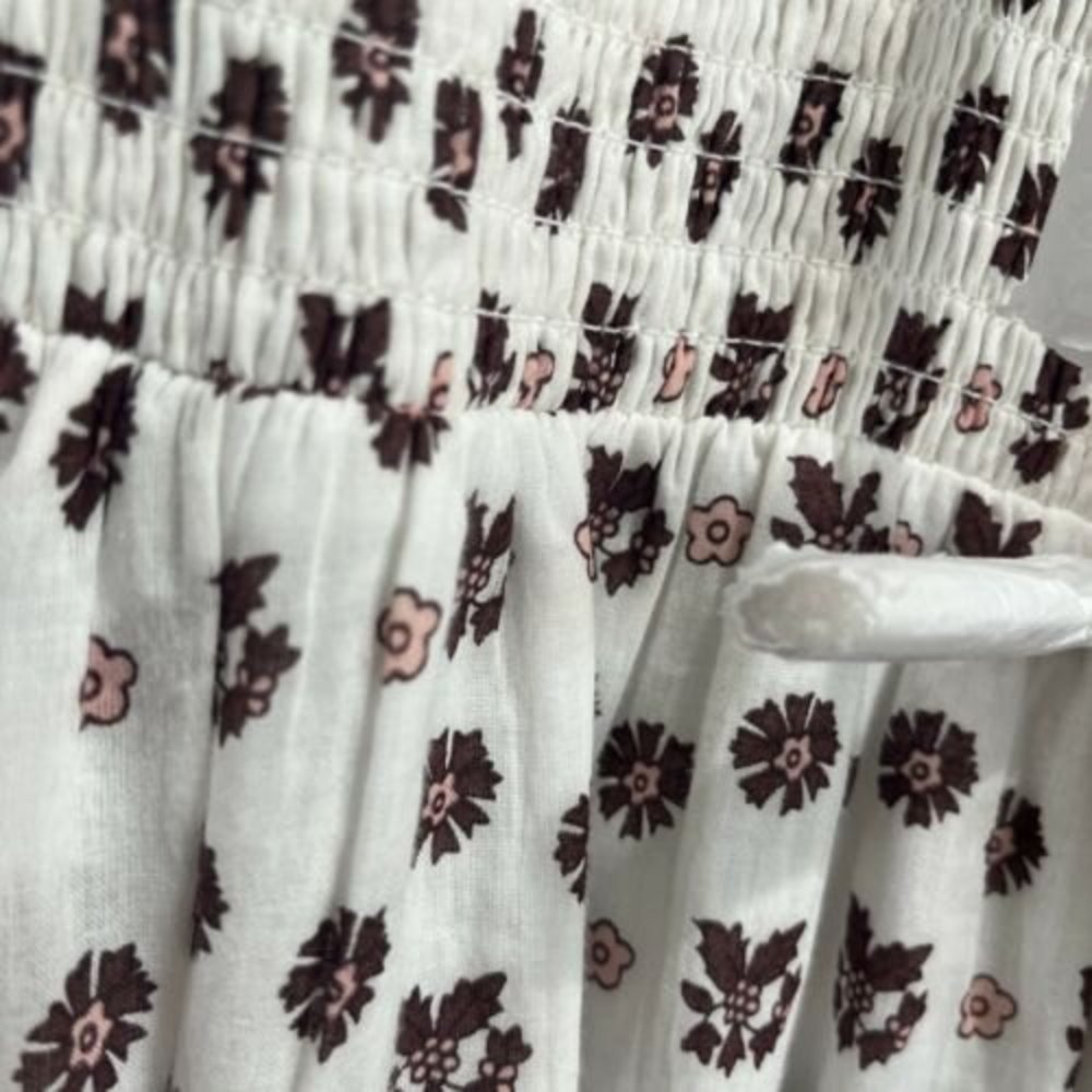 Cleobella White and Brown Midi Dress - Picture 9 of 14